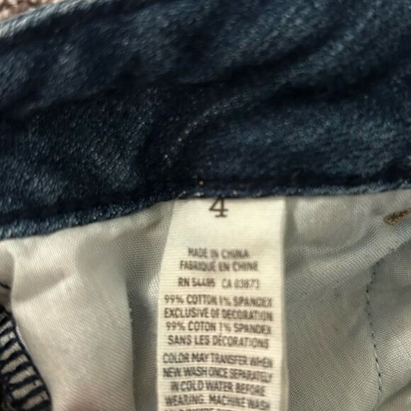 American Eagle Outfitters Dark Blue Jean Shorts - Picture 4 of 4